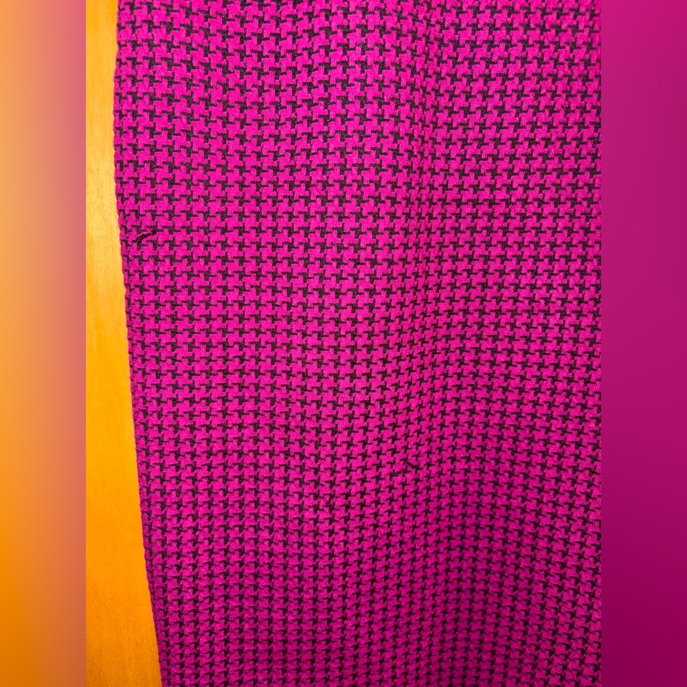 Sharagano Pink Houndstooth Dress - Picture 3 of 8
